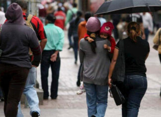 Este lunes persistirán las temperaturas bajas en el territorio nacional