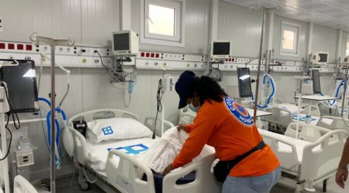 Inicia operaciones el hospital móvil de Juticalpa, pero no atenderá pacientes Covid