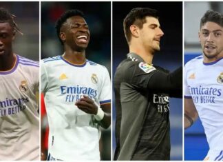Vinícius, Courtois, Fede Valverde y Camavinga, positivos por COVID-19