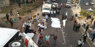 Sigue sin avances la investigación del accidente que dejó 55 migrantes muertos en Chiapas, México