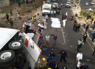 Sigue sin avances la investigación del accidente que dejó 55 migrantes muertos en Chiapas, México