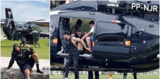 Neymar tiene el helicóptero de Batman y lo usa para ir a entrenar