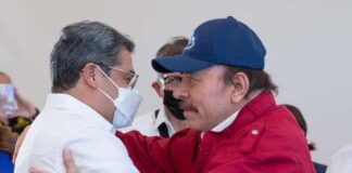 Presidente Hernández asiste a toma de posesión de Daniel Ortega y pide a El Salvador apoyar tratado entre Honduras y Nicaragua