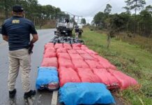 Detienen a tres miembros de las FFAA cuando transportaban 59 sacos de supuesta marihuana