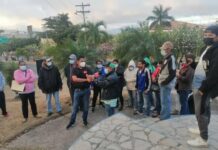 Habitantes de Lomas del Diamante manifiestan a favor de investigación del Ministerio Público