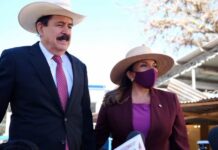 Presidenta Xiomara Castro luce traje morado en su toma de posesión; símbolo de empoderamiento femenino