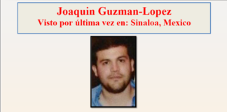 EE.UU. actualiza foto del narcotraficante Joaquin Guzmán López, hijo de «El Chapo»