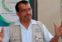 Hugo Maldonado, titular del CODEH denuncia que ha recibido amenazas de muerte tras los señalamientos a la Secretaría de Seguridad