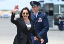 La vicepresidenta de EE. UU., Kamala Harris, llega a Honduras para la investidura de Xiomara Castro
