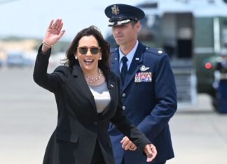 La vicepresidenta de EE. UU., Kamala Harris, llega a Honduras para la investidura de Xiomara Castro
