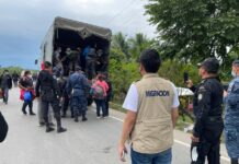 Continúa la detención de migrantes centroamericanos que avanzan en pequeños grupos por Guatemala