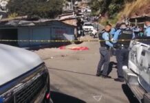 ¡Masacre! Asesinan a tres hombres en la colonia Villanueva de Tegucigalpa