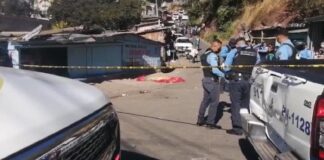 ¡Masacre! Asesinan a tres hombres en la colonia Villanueva de Tegucigalpa