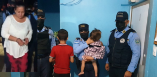 Capturan a una mujer acusada de maltrato agravado contra sus dos hijos en Copán