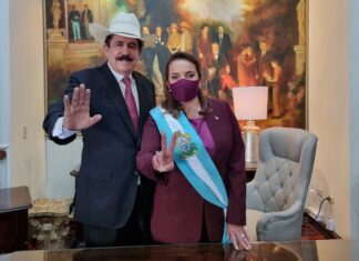 Castro y Zelaya, el primer matrimonio hondureño de dos presidentes