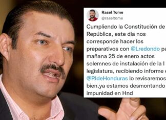 Rasel Tomé: Hoy iniciamos preparativos con Luis Redondo para instalación de Primera Legislatura