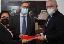 Gobierno de Venezuela acredita formalmente a su embajadora en Honduras