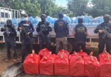 Decomisan 400 kilos de cocaína que llevaban ocultos en el compartimiento falso de un camión en Colón