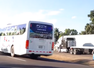 Transportistas de carga pesada se toman la carretera CA-5 exigiendo rebajas al precio de los combustibles