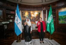 Honduras y Arabia Saudita impulsan la cooperación bilateral