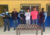 Arrestan a dos supuestos miembros de «Los Olanchanos» con 33 kilos de marihuana