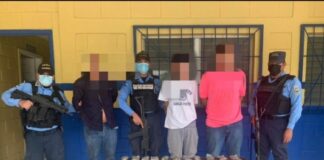Arrestan a dos supuestos miembros de «Los Olanchanos» con 33 kilos de marihuana