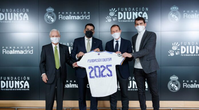 Las Fundaciones Diunsa y Real Madrid renuevan su colaboración para escuelas sociodeportivas en Honduras