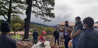 Exhuman cadáver del líder comunitario Pablo Isabel Hernández en el departamento de Lempira