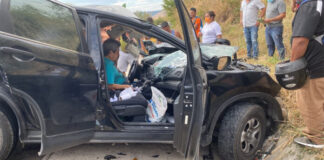 Galeno Fidel Barahona sufre aparatoso accidente en San Lorenzo