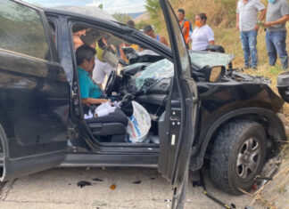 Galeno Fidel Barahona sufre aparatoso accidente en San Lorenzo