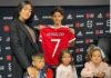 Hijo de Cristiano Ronaldo es presentado por el Manchester United