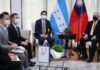 Honduras y China-Taiwán refuerzan cooperación bilateral
