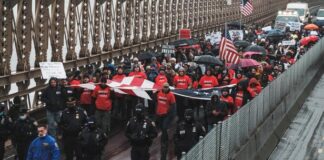 Antivacunas vuelven a protestar en Nueva York para pedir fin de restricciones