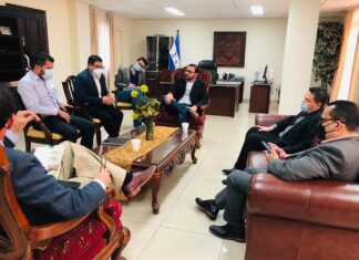Procurador General de la República sostiene encuentro con fiscal de Uferco, Luis Javier Santos