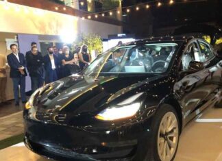 Llegó a Honduras el automóvil Tesla Model 3