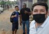 El famoso youtuber japonés, Shin Fujuyama realizó un recorrido por Corozal, en La Ceiba llegando a la escuela Ramón Rosa