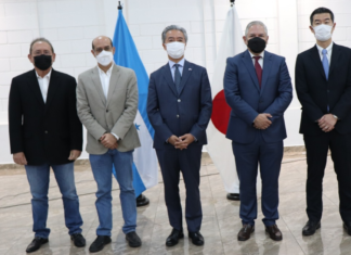 El gobierno de Honduras y Japón firman un acuerdo de canjes de notas y la donación de 600 millones de lempiras