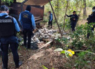 Decomisan vehículo que transportaba droga en Choluteca