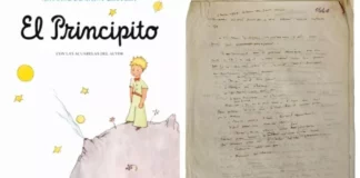 El manuscrito original de «El Principito» vuelve a Francia 75 años después