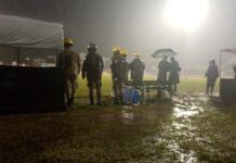 Debido a las fuertes lluvias evacúan a varias familias en Omoa, Cortés