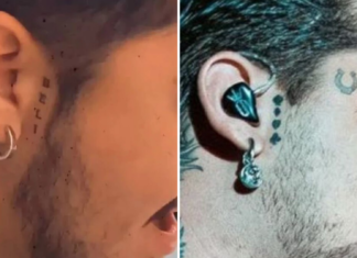 Christian Nodal se borra uno de los tatuajes que se hizo en honor a su ex novia Belinda