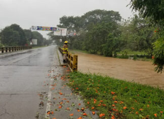 Cerrada temporalmente carretera CA-13 que comunica SPS y La Ceiba