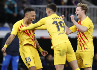 El Barcelona golea 4-0 al Real Madrid en el Santiago Bernabéu