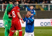 Italia se queda fuera del mundial por segunda vez consecutiva tras caer 0-1 ante Macedonia del Norte