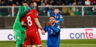Italia se queda fuera del mundial por segunda vez consecutiva tras caer 0-1 ante Macedonia del Norte