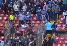 Al menos 22 heridos dejan disturbios en estadio de fútbol en centro de México