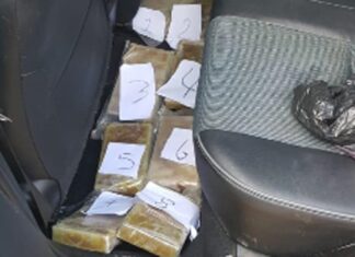 Capturan a tres personas con ocho kilos de cocaína en la zona norte de Honduras