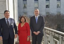 El presidente del Cohep se reúne con la congresista Norma Torres y reitera su apoyo a la presidenta Castro