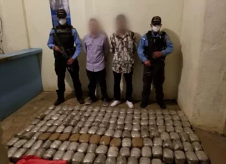Decomisan en Colón un cargamento de presunta marihuana