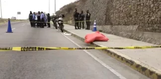 Hallan cadáver encostalado en el anillo periférico de Tegucigalpa